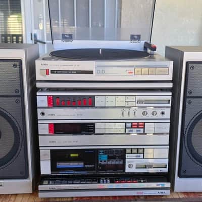 VINTAGE AIWA COMPONENT STEREO SYSTEM/TURNTABLE/TAPE/AMPLIFIER/VERY RARE image 6