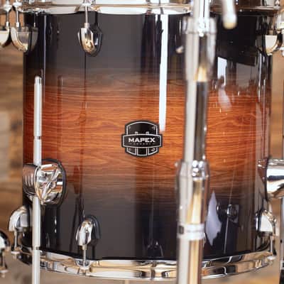 MAPEX ARMORY LIMITED EDITION 6 PIECE DRUM KIT, CARIBBEAN BURST, UK DRUM SHOW KIT image 9