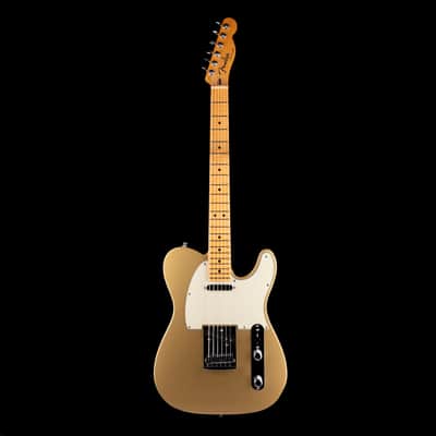 Pre Owned 2009 Fender Custom Shop Custom Deluxe Telecaster HLE Gold With OHSC image 2