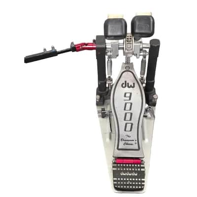 Used DW 9000 Double Bass Drum Pedal w/Hardshell Case - Fair image 2