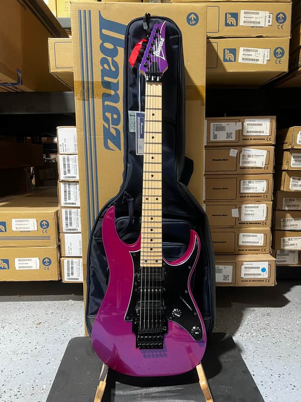 Ibanez Genesis Collection RG550 Electric Guitar - Purple Neon w/ Gig Bag image 1