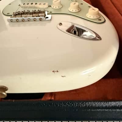 Fender Custom Shop Limited Edition 1964 L-Series Stratocaster Journeyman Guitar 2025 - Aged Olympic White image 20
