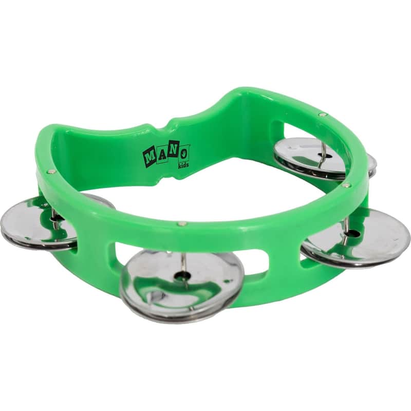 Mano Percussion MK-KT4 Kids Tambourine Green image 1