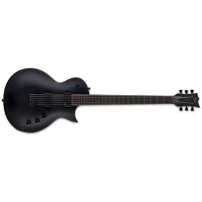 ESP LTD EC-1000 Baritone Charcoal Metallic Satin CHMS Electric Guitar - Brand New + ESP Hard case image 4
