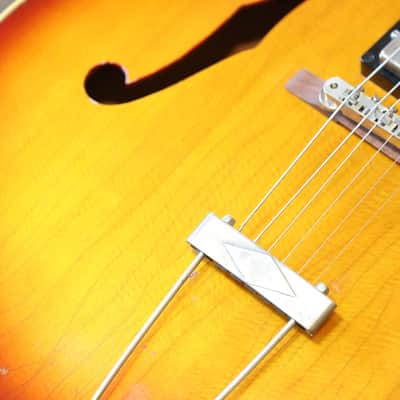 Vintage! 1962 Gibson Barney Kessel Custom Archtop Hollowbody Electric Guitar Cherry Sunburst + OHSC image 6