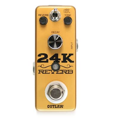 New Outlaw Effects 24K 3-Mode Reverb Guitar Effects Pedal image 2