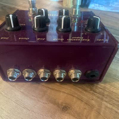 DLS Effects stereo TR1 Tremolo 2015 - Burgundy image 5