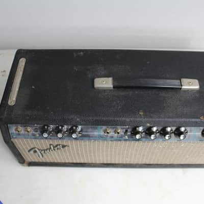 Fender Bassman 100 2-Channel 100-Watt Guitar Amp Head 1970s - Silverface image 5