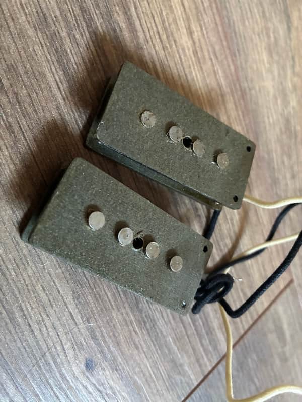 Fender Precision Bass Pickups 1970‘s Vintage Grey Bottom image 1