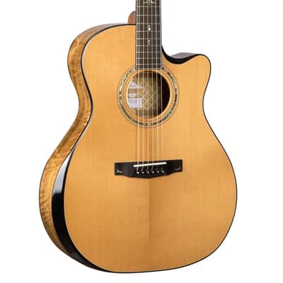 Cort GOLDEDGENAT Gold Series Venetian Cutaway Auditorium Body 6-String Acoustic-Electric Guitar w/Hard Case image 1
