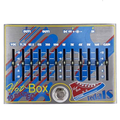 Hot Box Pedals HB-10 EQ 10 Band EQ Vers 3.0 Guitar Effect Pedal with Volume/Gain | Special 63.80 image 2