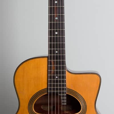 Selmer-Maccaferri  Modele Orchestre Acoustic Guitar (1932), ser. #163, molded fiberglass road case. image 8