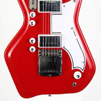 1960s Airline National Res-o-Glass JB Hutto Red Guitar Valco Supro Jack White Stripes image 6