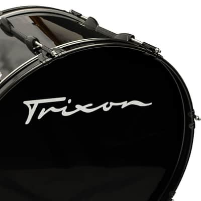 Trixon Field Series Marching Bass Drum 28×12 - Black image 2