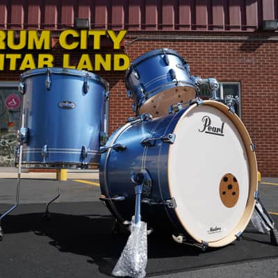 Pearl Masters Maple Complete MCT Series Chrome Contrail Lqr. 3pc Maple Shell Pack | (12, 16, 20") image 3