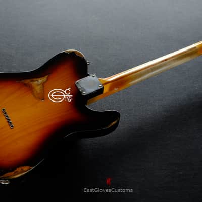 Fender Telecaster Sunburst Left Handed Heavy Aged Relic (RARE) image 11