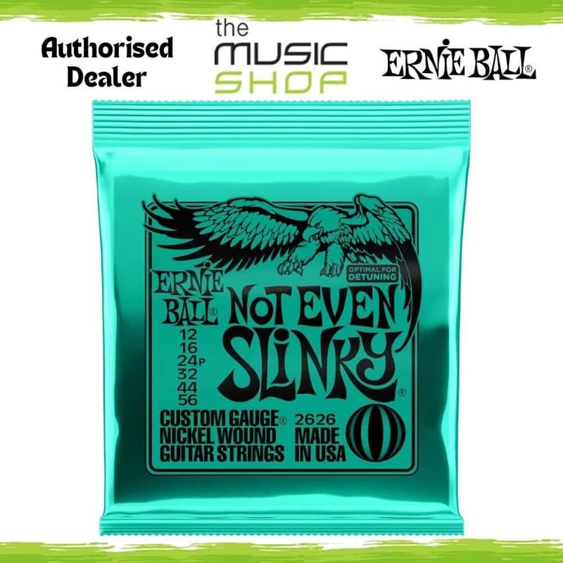 Box of 12 x Ernie Ball Not Even Slinky 12-56 Electric Guitar Strings - 2626 Bulk image 1