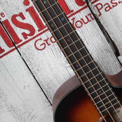 Martin 000C Jr-E Bass Burst 4 String Acoustic Electric Bass Guitar with Gig Bag image 13