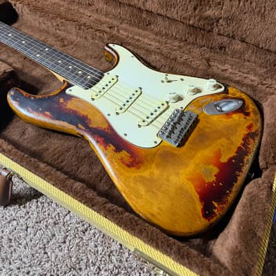 Nacho 2024 Early 60s Strat “Rory” - Aged Sunburst image 13