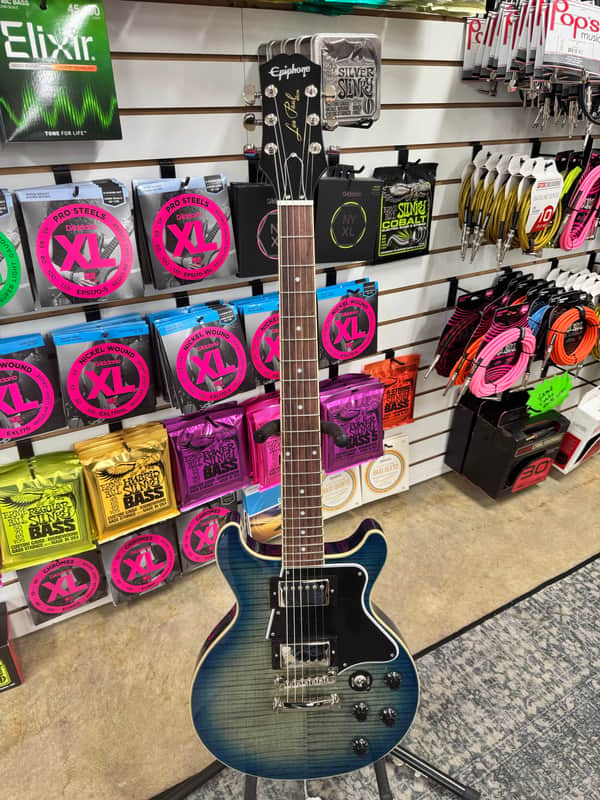 Epiphone Les Paul Special Double Cut Figured - Ocean Water image 1
