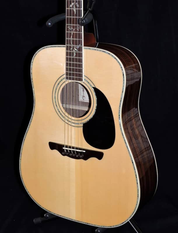 ALVAREZ-PD-100S-ACOUSTIC-TREE-of-LIFE-GUITAR-W-CASE | Reverb