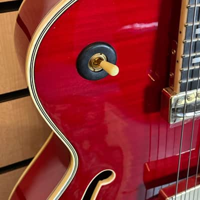 Ibanez GB10SEFM-SRR George Benson Signature Sapphire Red Electric Guitar image 5