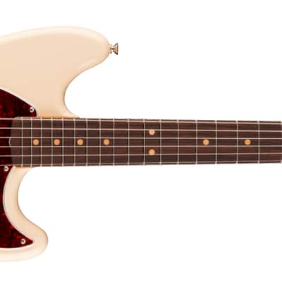 Fender - Vintera III Mid '60s Mustang - Electric Guitar w/ Rosewood Fingerboard - Olympic White - w/ Deluxe Gigbag image 3