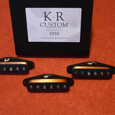 K-R Custom Single Coil Pickups Set '59 for Strat Style guitars image 1