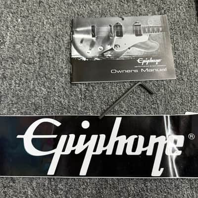 Epiphone  Case Candy Manual Poster Sticker 2010s Korina flying V explorer less Paul special Bass Dove hummingbird Allen Woody jack Casady EB-3 thunderbird SG double neck image 4