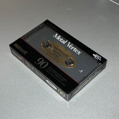 NEW SEALED Maxell Metal Vertex Type IV 90 Minute Blank Audio Cassette Tape Japan RARE image 3