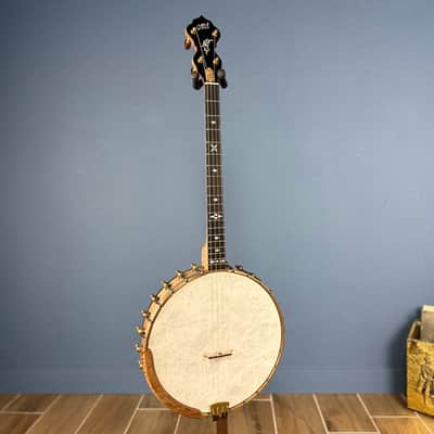 Ome Wicklow 11" 19-Fret Tenor Curly Maple Openback Banjo with Rolled Brass Ring image 5