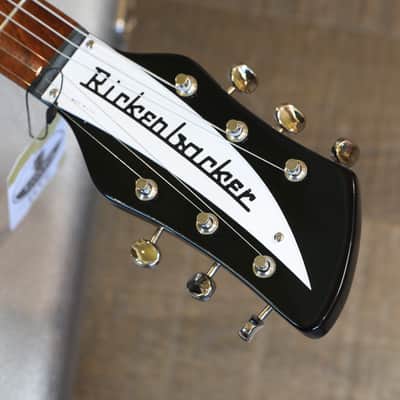 Minty! 2022 Rickenbacker 350/V63 Semi-Hollow Electric Guitar JetGlo + OHSC image 12