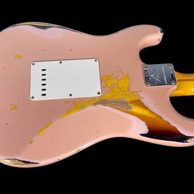 Fender Stratocaster 1956 Custom Shop Limited Heavy Relic Dirty Shell Pink over 2-Color Sunburst 2021 image 4