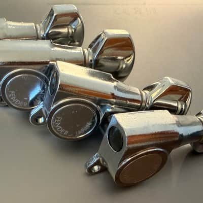 Fender Japan tuning heads [4pcs] by Gotoh 1980s-2010s - Chrome image 4