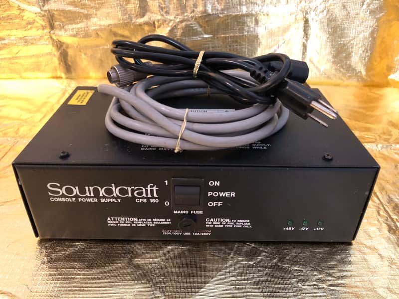 パワーサプライ　Soundcraft CPS150 (ラックマウントパネル付き) Soundcraft CPS 150 Power Supply PSU & Rack Ears | #1778775116