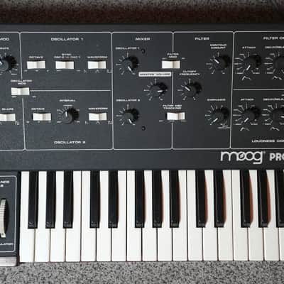 Moog Prodigy 32-Key Monophonic Analog Synthesizer 1979 - 1984 - Black