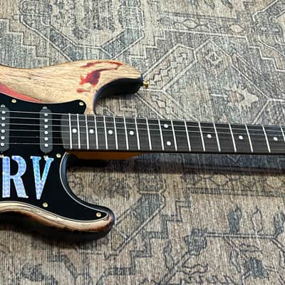 Distressed SRV tribute Strat style image 13