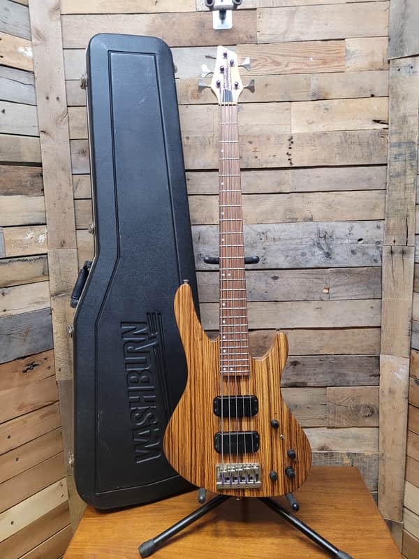 Washburn 1997 XB925 Custom Shop USA-Made 5-String Bass Guitar w/ OHSC Case image 1