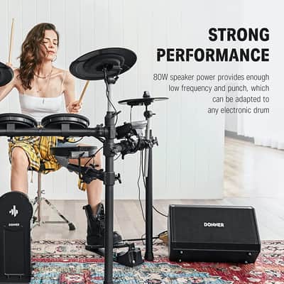 Donner Electric Drum AMP 80-Watt Wireless DDA-80 image 5