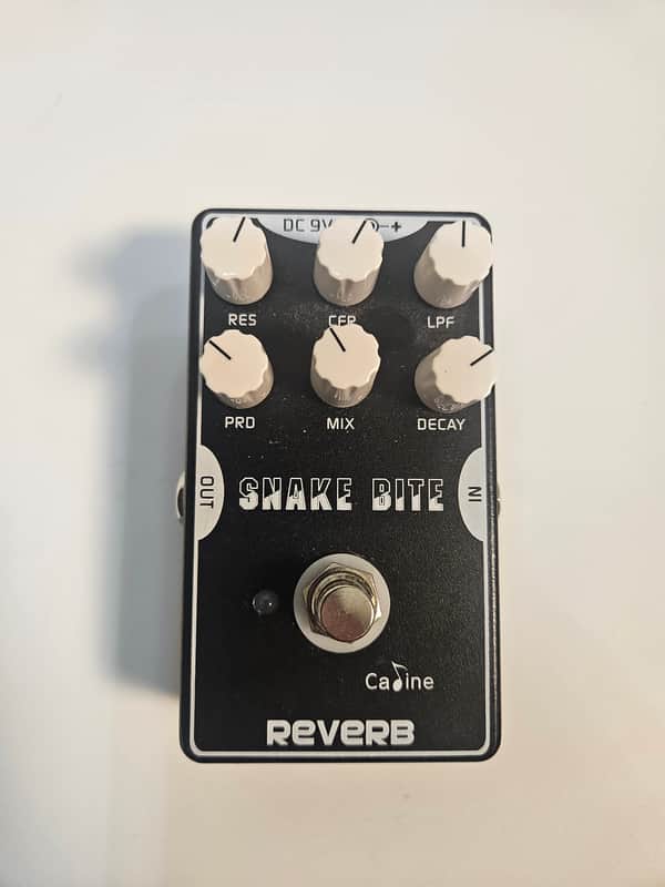Caline CP-26 Snake Bite Reverb/Delay 2010s - Black image 1