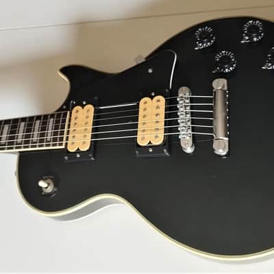 Vintage 70s Fresher Les Paul Custom Black (Made in Japan) - Original Gotoh PAFs image 2