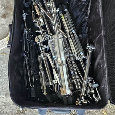 Various Drum Equipment, Full Acoustic Drumkit with Cymbals, Pedals, bags etc, See Description for full details image 20