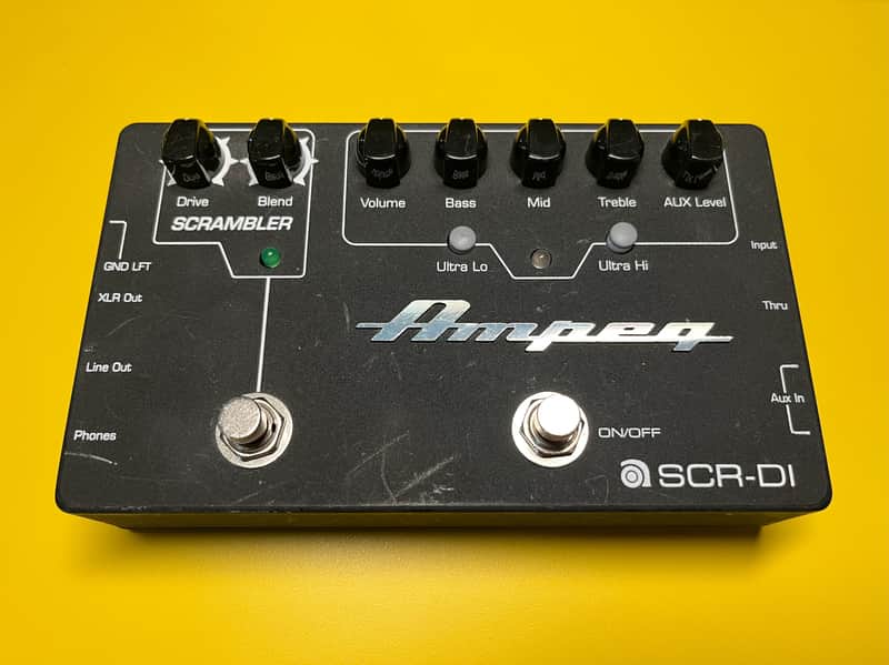 Ampeg SCR‑DI Bass DI Preamp with Scrambler Overdrive 2010s - Black