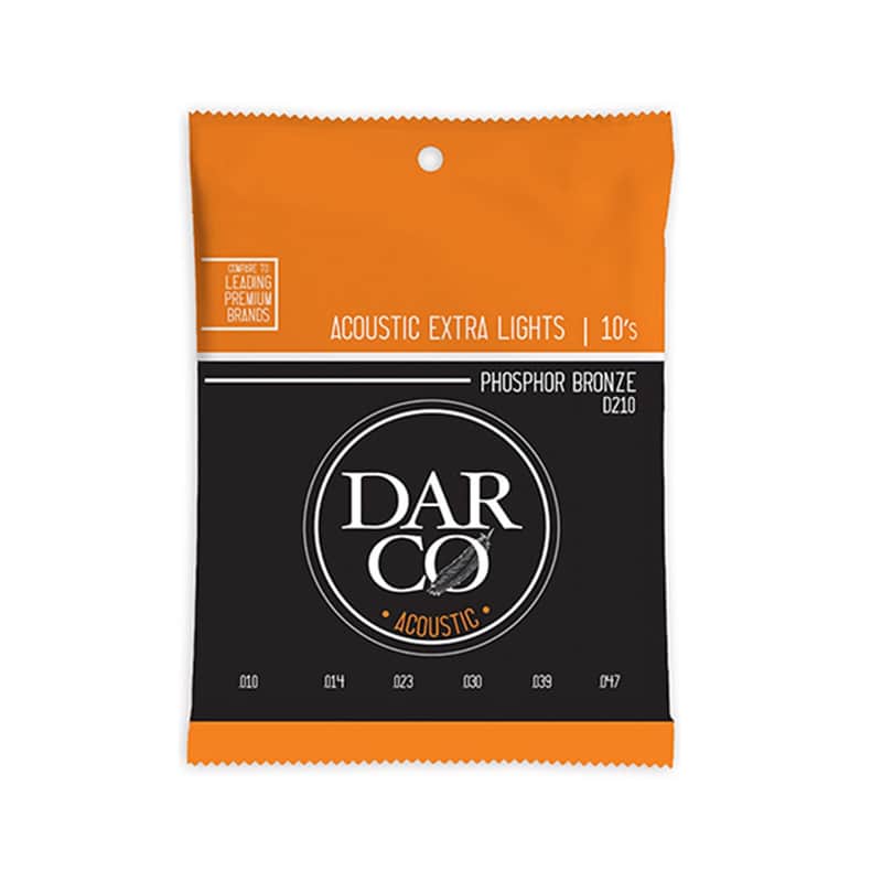 Martin Darco Phosphor Bronze Acoustic Guitar Strings 10-47 image 1