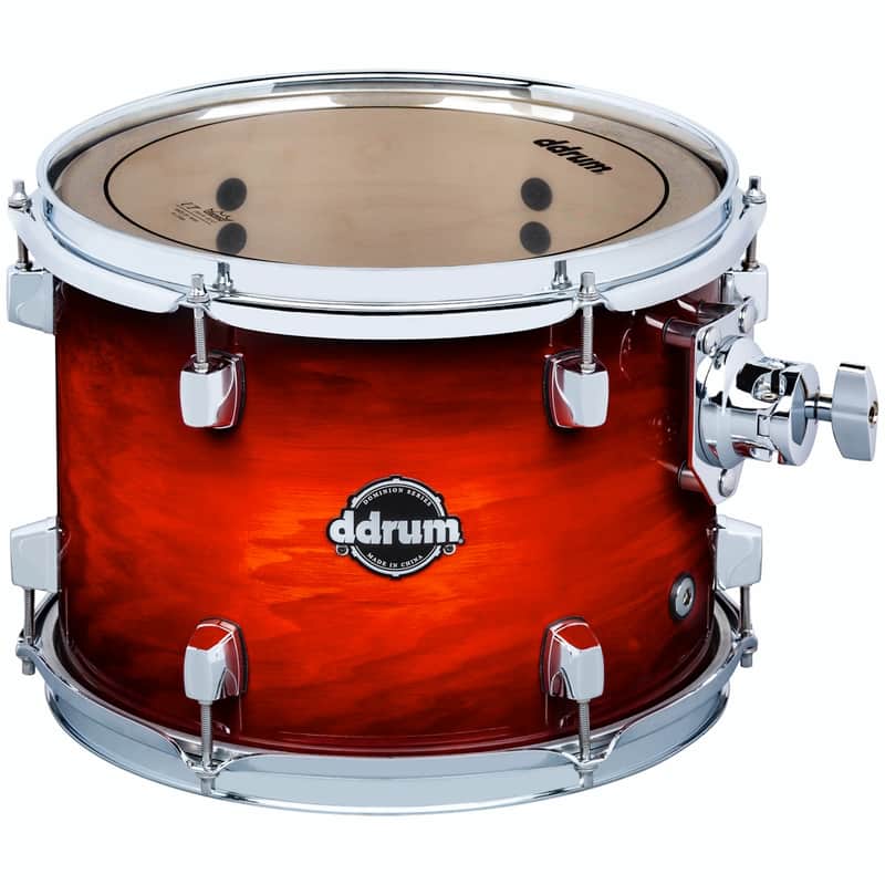 DDRUM Dominion 10x13 Rack Tom RedBurst DM ASH TT 10X13 RB NEW image 1