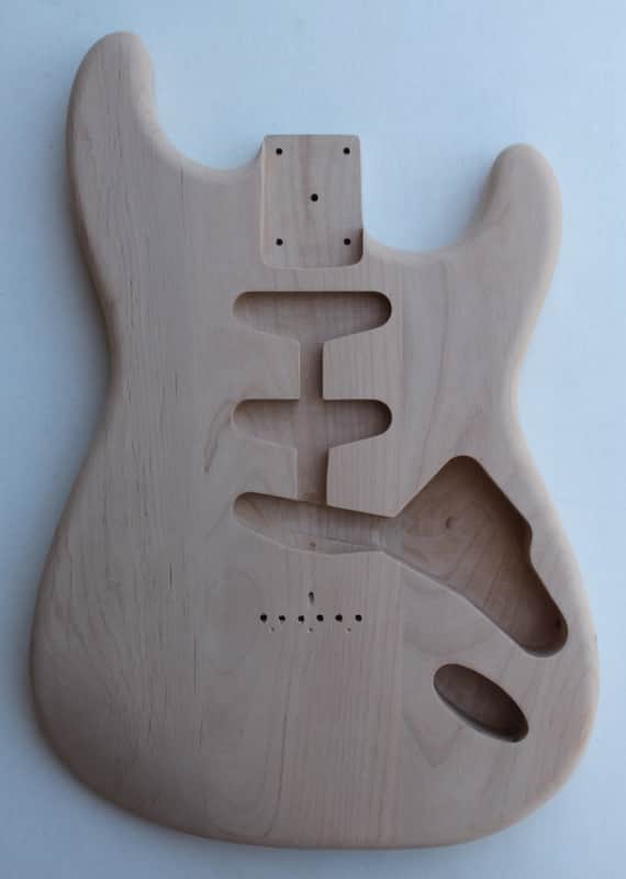 AMERICAN MADE STRAT CUSTOM HT STYLE BODY - RIGHT HANDED - ALDER 1254 image 1