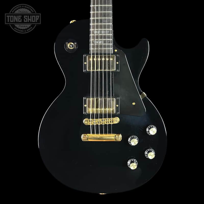 Used Gibson Les Paul Studio Ebony Gold Hardware w/bag TSU24474 image 1