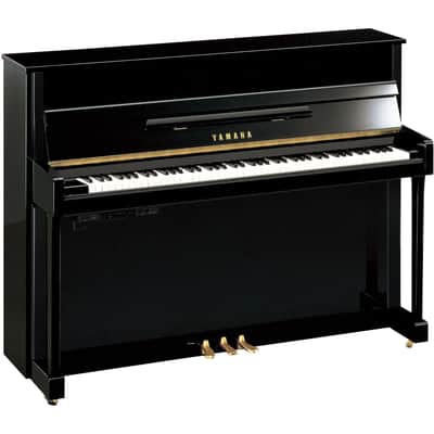 PIANOFORTE ACUSTICO YAMAHA SILENT UPRIGHT B2 TRANSACUSTIC TC3 NERO LUCIDO image 2