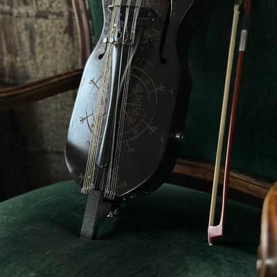 Electric Acoustic Nyckelharpa Sweden Violin with Bow, Key Harp Viola - 16 string image 3