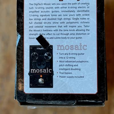 DigiTech Mosaic 12-String Effect 2010s - Black image 9